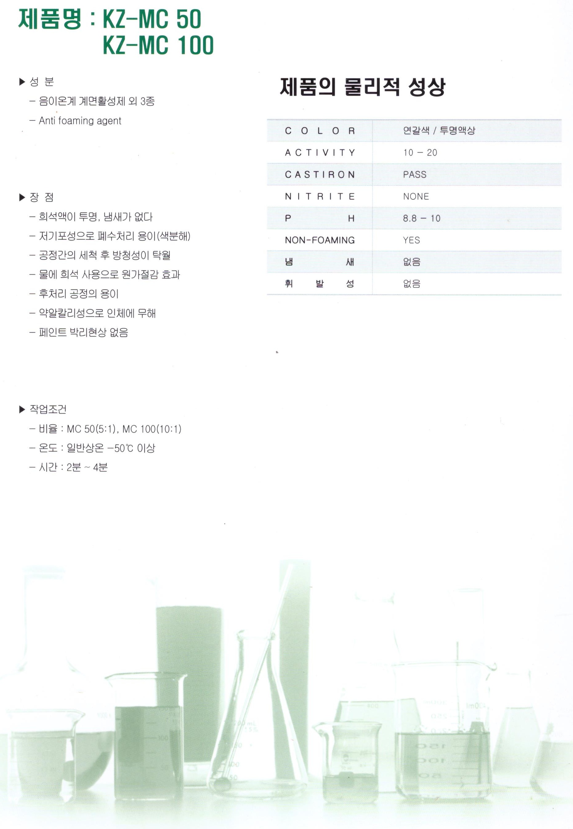 수용성 세척제 1